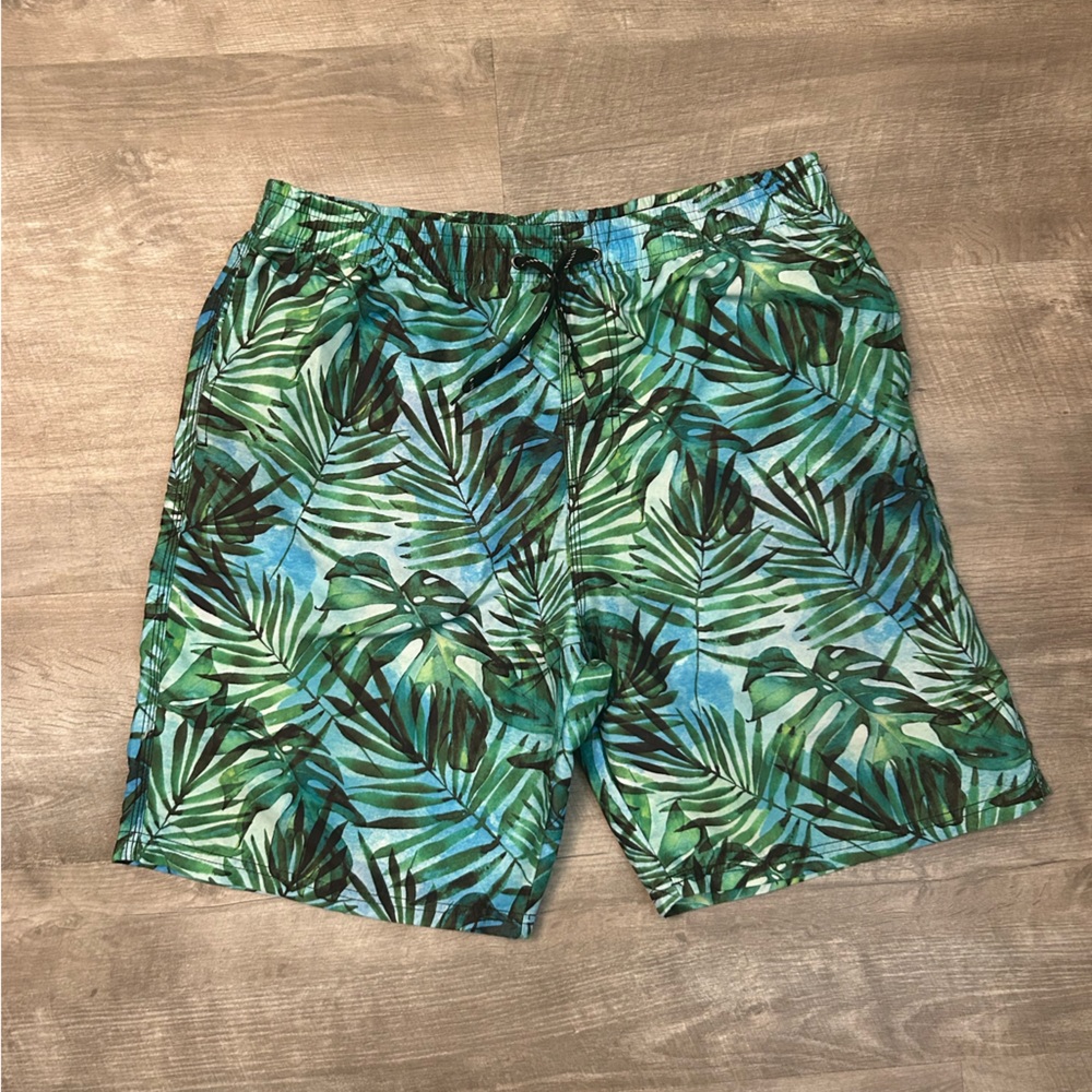 Palm Leaf Swim Suit | XL